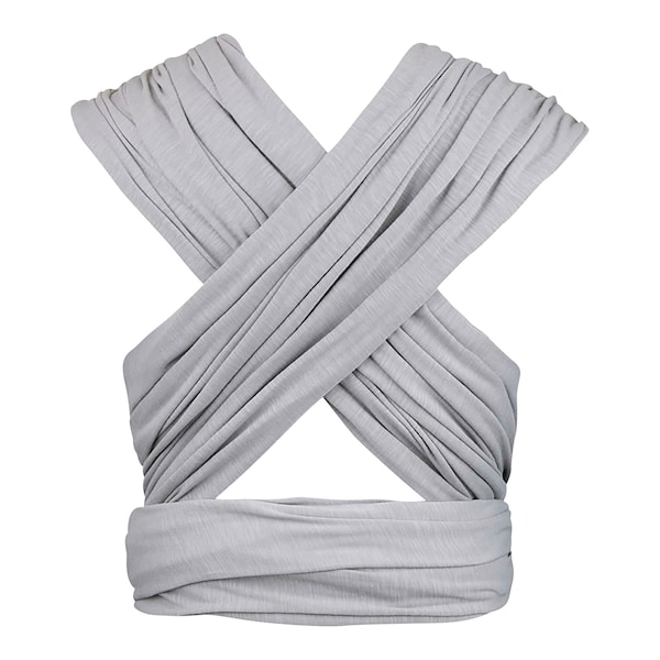 babywalz manduca® - SLINGBabytragetuch 510cm lightgrey Exklusivangebot