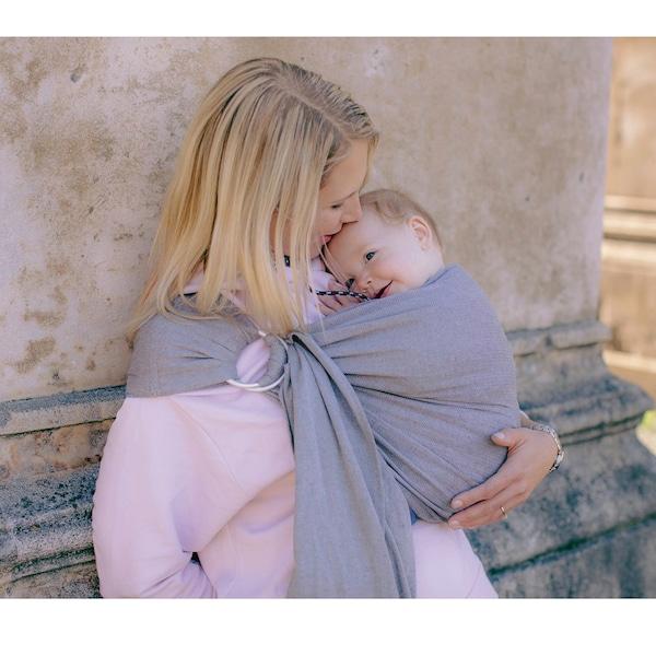 babywalz AMAZONASRing Sling Tragetuch grey Cyber Monday