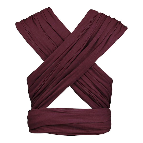 babywalz manduca® - SLINGBabytragetuch 510cm berry Valentinstagsangebot
