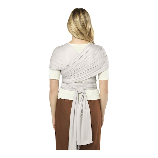 babywalz Ergobaby® - AURA WRAPTragetuch Mesh 490 cm soft grey Tiefpreis