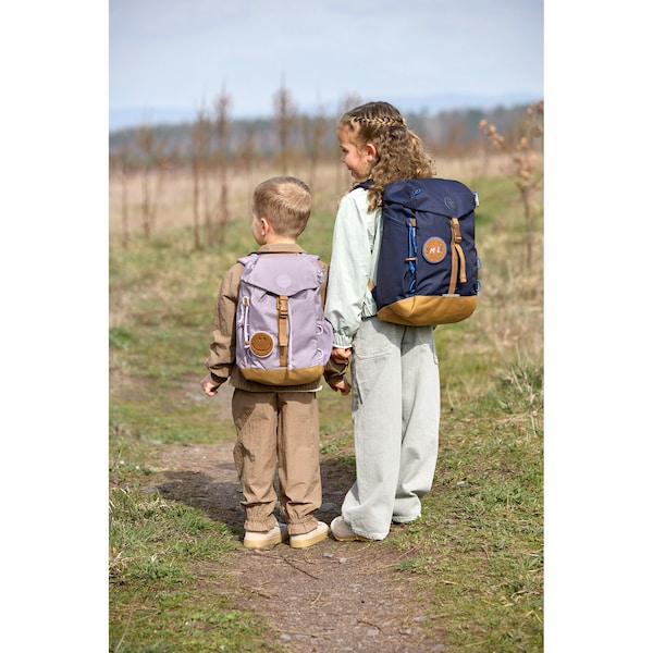 babywalz LässigKindergartenrucksack Outdoor Mini Backpack Little Gang lila Begrenzt auf 3 Tage