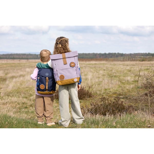babywalz LässigKindergartenrucksack Outdoor Mini Backpack Little Gang dunkelblau Speichern exportieren