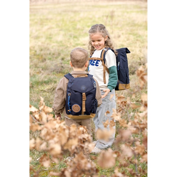babywalz LässigKindergartenrucksack Outdoor Mini Backpack Little Gang dunkelblau Speichern exportieren