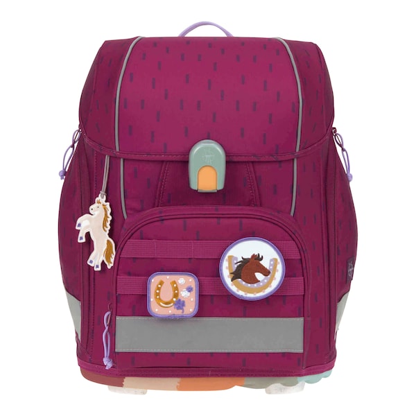 babywalz LässigSchulranzen-Set Boxy Unique 7-tlg. Speckles berry im Angebot