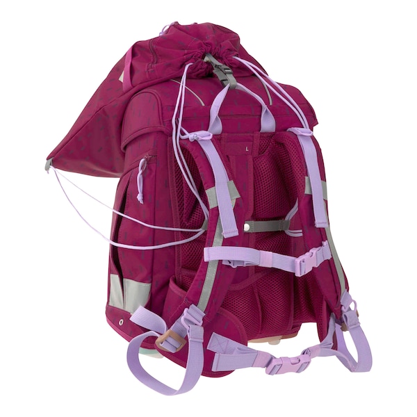 babywalz LässigSchulranzen-Set Boxy Unique 7-tlg. Speckles berry im Angebot