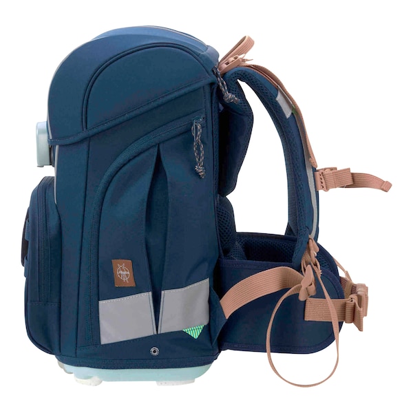 babywalz LässigSchulranzen-Set Boxy Unique 7-tlg. navy Schlussverkauf