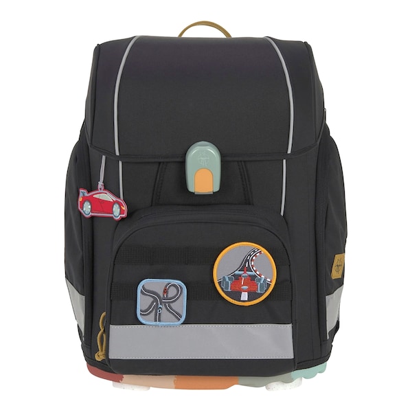 babywalz LässigSchulranzen-Set Boxy Unique 7-tlg. black Günstiger Verkauf