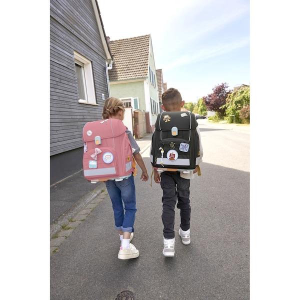 babywalz LässigSchulranzen-Set Boxy Unique 7-tlg. black Günstiger Verkauf