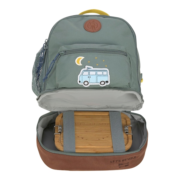 babywalz LässigKindergartenrucksack Mini Backpack Adventure Bus blau Fabrikverkauf