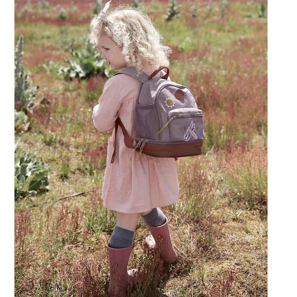 babywalz LässigKindergartenrucksack Mini Backpack Adventure Libelle light purple Limitierter Zeitrabatt