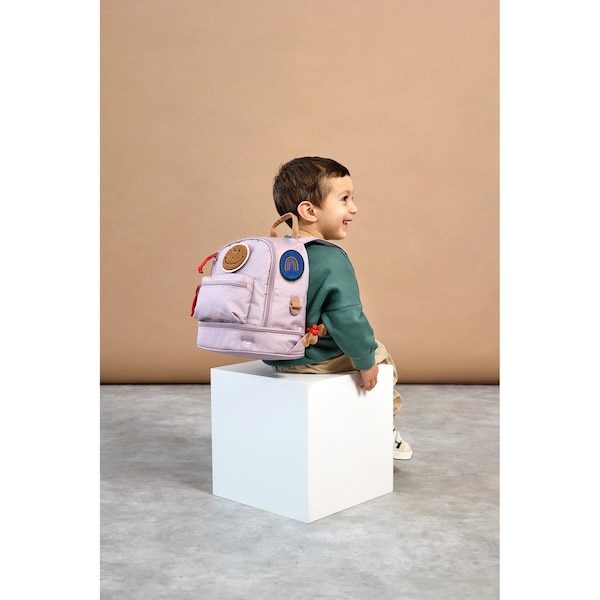 babywalz LässigKindergartenrucksack Mini Backpack Little Gang lila Günstig kaufen