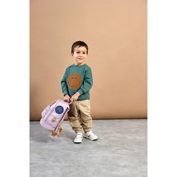 babywalz LässigKindergartenrucksack Mini Backpack Little Gang lila Günstig kaufen