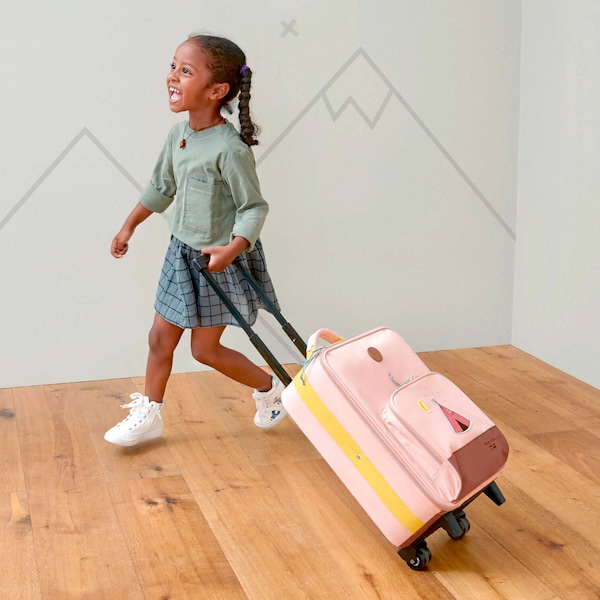 babywalz LässigKindertrolley Adventure Tipi - rosa Online Shopping