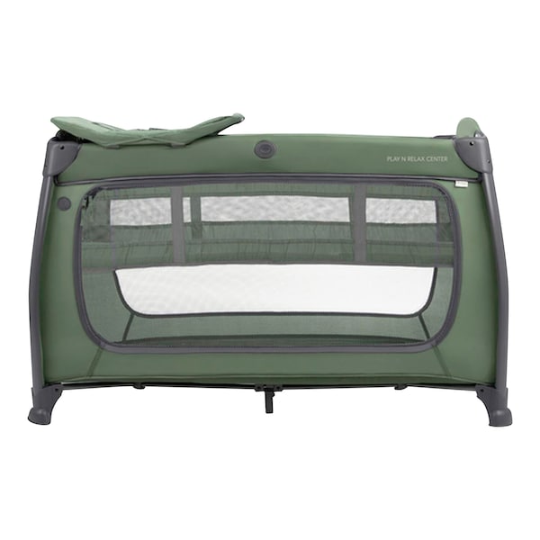 babywalz HauckReisebett Play n Relax Center Dark Green Jubiläumsangebot