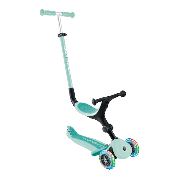 babywalz GlobberScooter 3in1 Go-Up active mit Leuchtrollen mint Bis zu 65% Rabatt