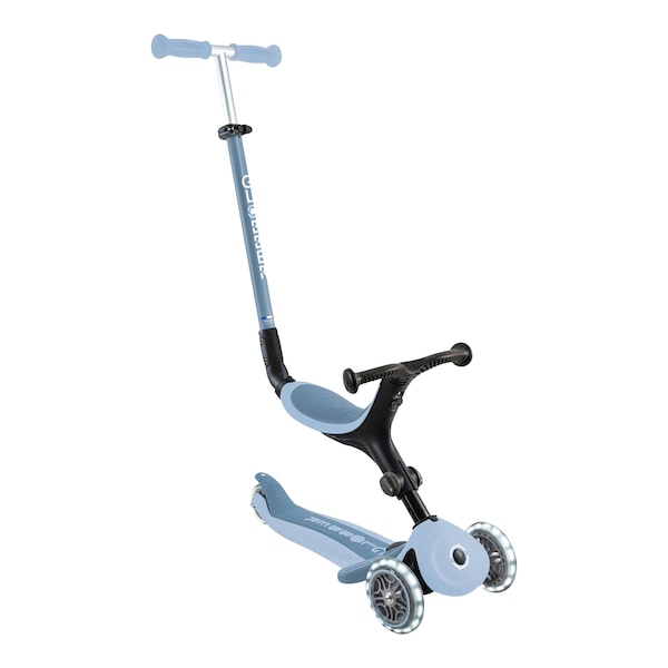 babywalz GlobberScooter 3in1 Go-Up active ECO mit Leuchtrollen blaubeere blaubeere Nur noch ein Tag übrig