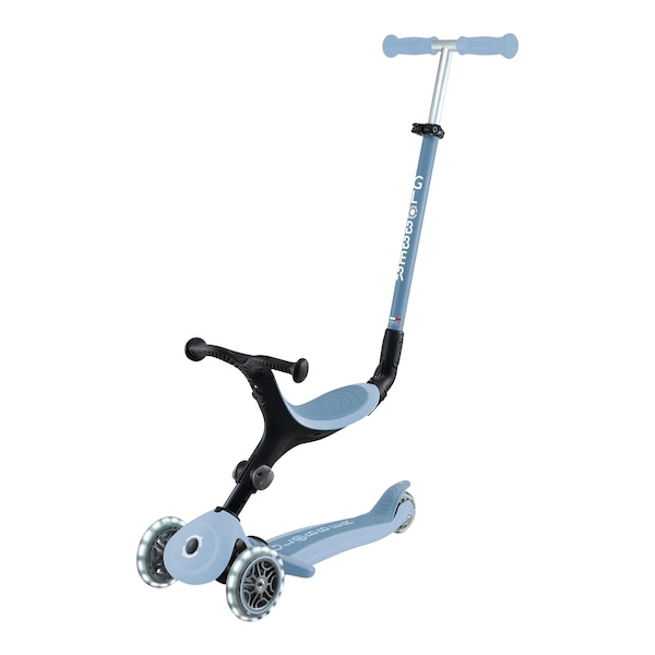 babywalz GlobberScooter 3in1 Go-Up active ECO mit Leuchtrollen blaubeere blaubeere Nur noch ein Tag übrig