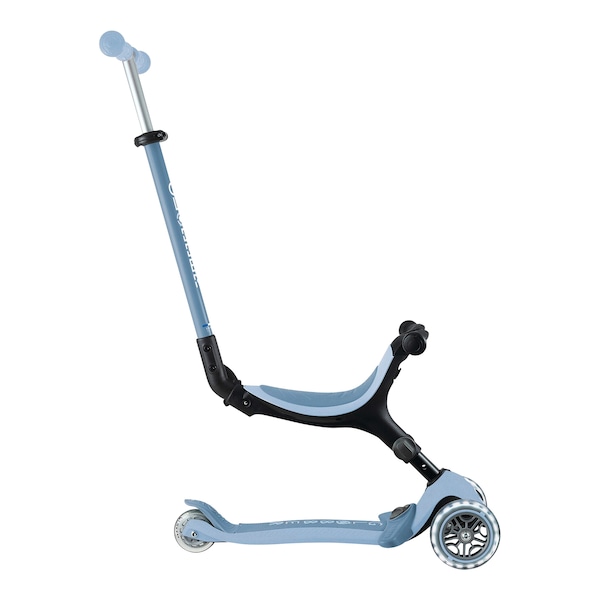 babywalz GlobberScooter 3in1 Go-Up active ECO mit Leuchtrollen blaubeere blaubeere Nur noch ein Tag übrig