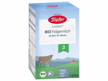 babyneo Toepfer Lactana BIO 3 600g (MHD 09/2025)
