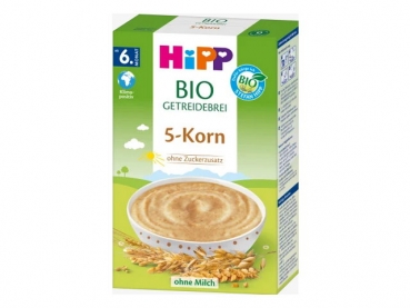 babyneo Hipp Getreidebrei Bio 5-Korn ab dem 6.Monat 200g