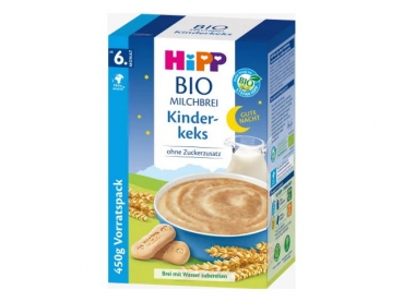 babyneo Hipp Abendbrei Milch Gute Nacht Bio Kinderkeks 450g