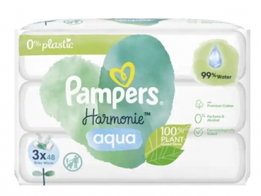babyneo Pampers Feuchttücher Aqua Harmonie (3x48 Tücher)