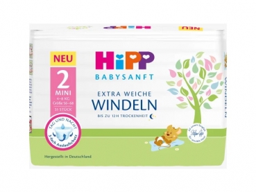 babyneo Hipp Babysanft Windeln Gr. 2 Mini 4-8 kg 31 St