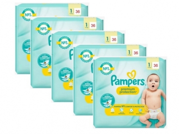 babyneo Pampers Premium Protection Gr.1 Newborn (2-5k g) Halbmonatsbox 180 St