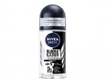 babyneo NIVEA Deo Roll On Antitranspirant b&w Power Invisible Original 50 ml