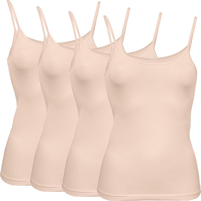 babybutt Erwin Müller Single-Jersey Damen-Unterhemd im 4er-Pack