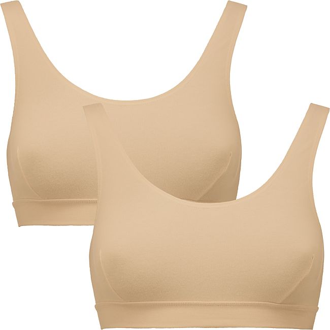 babybutt Erwin Müller Single-Jersey Damen-Bustier im 2er-Pack