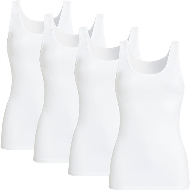 babybutt Conta Feinripp Damen-Unterhemd im 4er-Pack