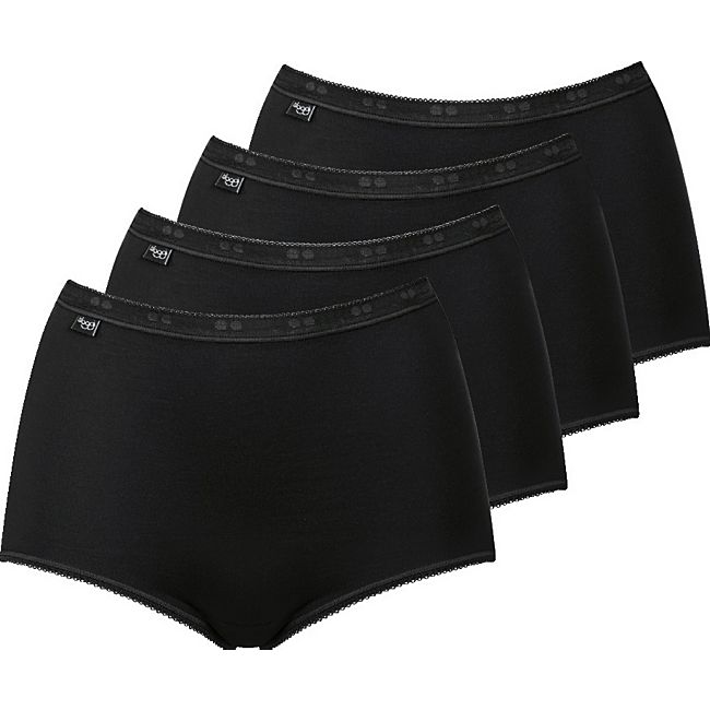 babybutt Sloggi Single-Jersey Damen-Taillenslip "Basic+" im 4er-Pack