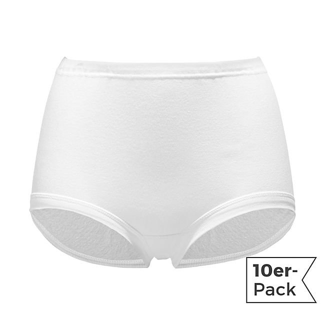 babybutt Erwin Müller Feinripp Damen-Taillenslip im 10er-Pack