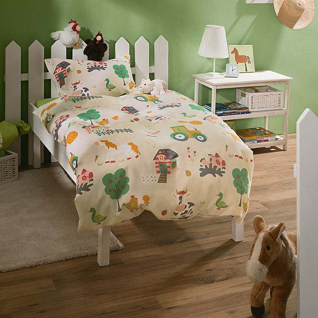 babybutt REDBEST Flanell Kinder-Bettwäsche Schlussverkauf