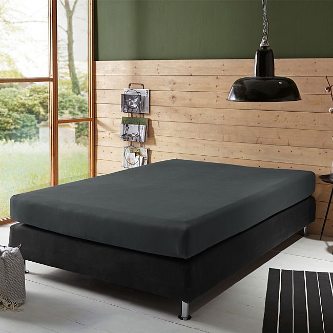 babybutt Erwin Müller Elasthan-Jersey-Stretch Boxspring-Spannbettlaken "Freising" Räumungsverkauf