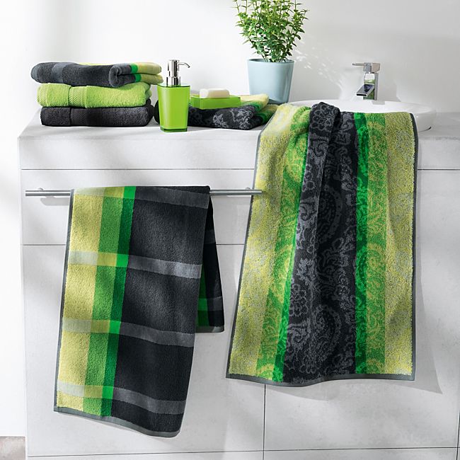 babybutt Erwin Müller Walk-Frottier Duschtuch "Paisley" im 2er-Pack Weihnachtsangebot