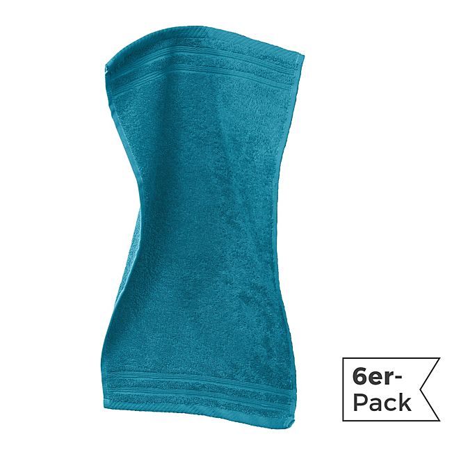 babybutt Erwin Müller Walk-Frottier Gästetuch "Heidelberg" im 6er-Pack Kostenlose Rückgabe