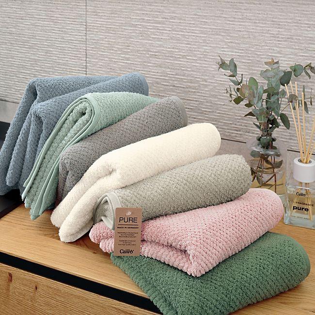 babybutt Cawö Walk-Frottier Handtuch "Pure uni" Letzte 3 Tage