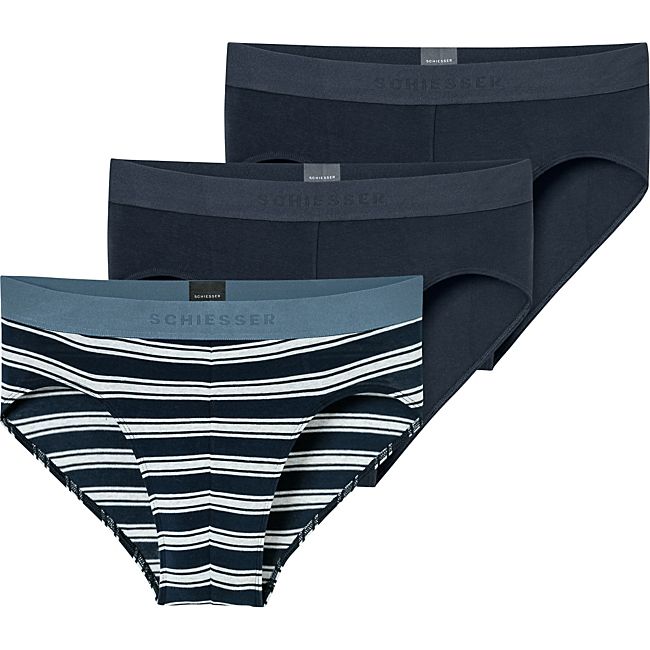 babybutt Schiesser Single-Jersey Herren-Slip im 3er-Pack