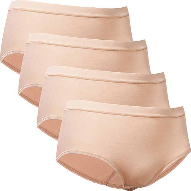 babybutt Conta Feinripp Damen-Taillenslip im 4er-Pack