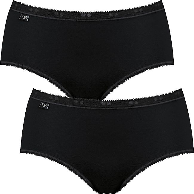babybutt Sloggi Single-Jersey Damen-Hüftslip "Basic+" im 2er-Pack Bis zu 60% Rabatt