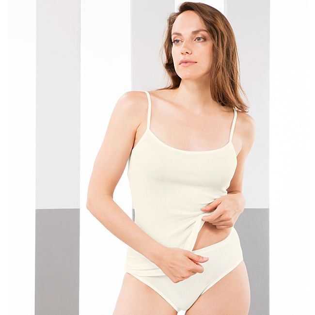babybutt Erwin Müller Damen-Unterhemd mit Spaghettiträgern im 2er-Pack Fabrikladen