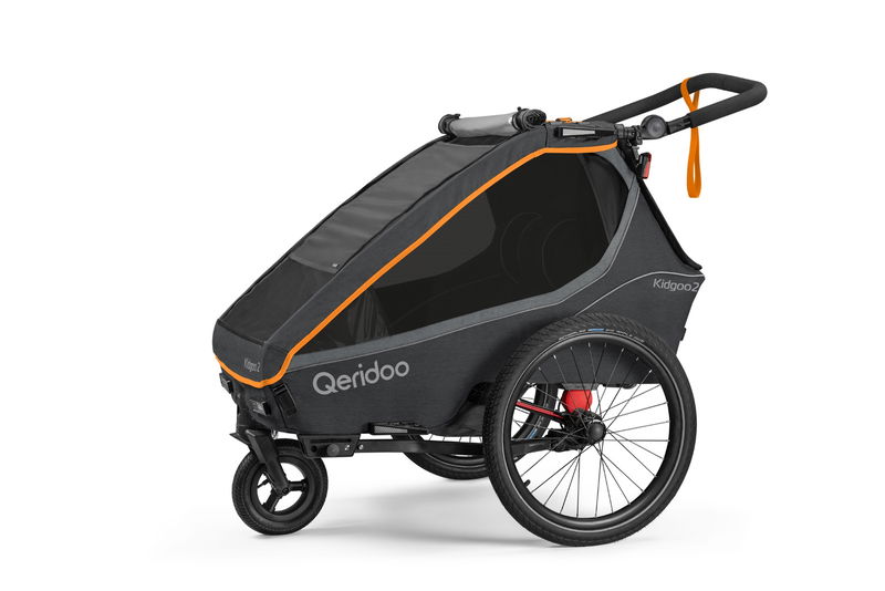 babyonlineshop Qeridoo Kidgoo 2 FIDLOCK Edition Fahrradanhänger