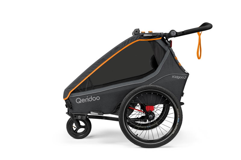 babyonlineshop Qeridoo Kidgoo 2 FIDLOCK Edition Fahrradanhänger Lagerräumung