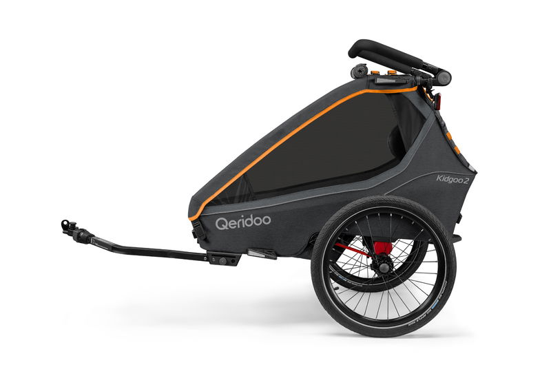 babyonlineshop Qeridoo Kidgoo 2 FIDLOCK Edition Fahrradanhänger Lagerräumung