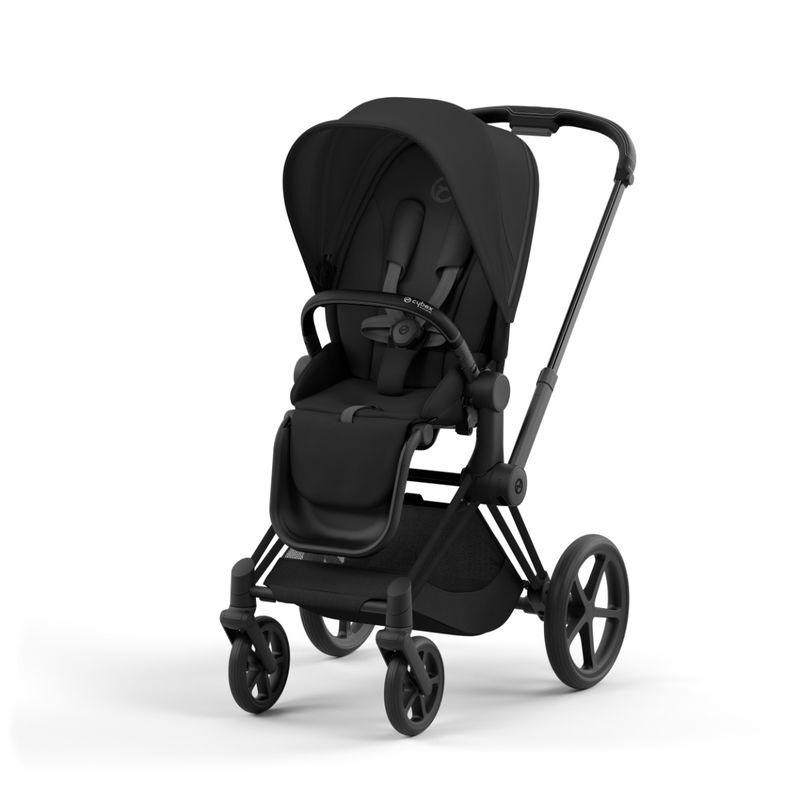 babyonlineshop CYBEX PRIAM Kinderwagen Sepia Black Bundle Plus New Generation inkl. Zubehörartikel Große Rabatte