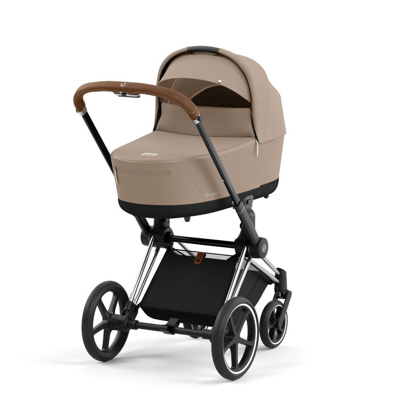 babyonlineshop CYBEX PRIAM Kinderwagen Cozy Beige New Generation Gestell wählbar