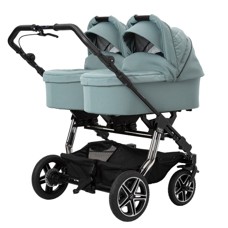 babyonlineshop Hartan 2025 Zwillings-/Geschwisterwagen Two Select – schwarz Bestseller
