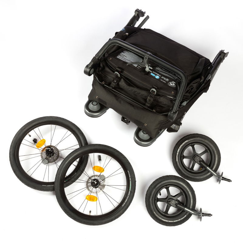 babyonlineshop tfk Velo 2 Fahrradanhänger schwarz Saisonale Angebote